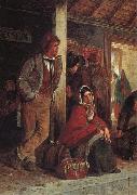 Erskine Nicol The Emigrants oil painting artist